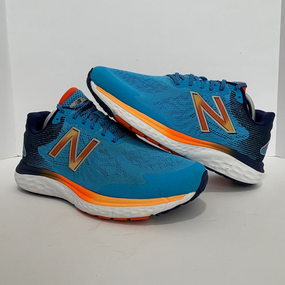 New Balance Fresh Foam 680v7 Mens 10 4E Extra Wide Vibrant Sky M680FB7 Shoes